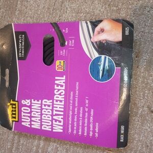 Auto & Marine Rubber Weatherseal - Black